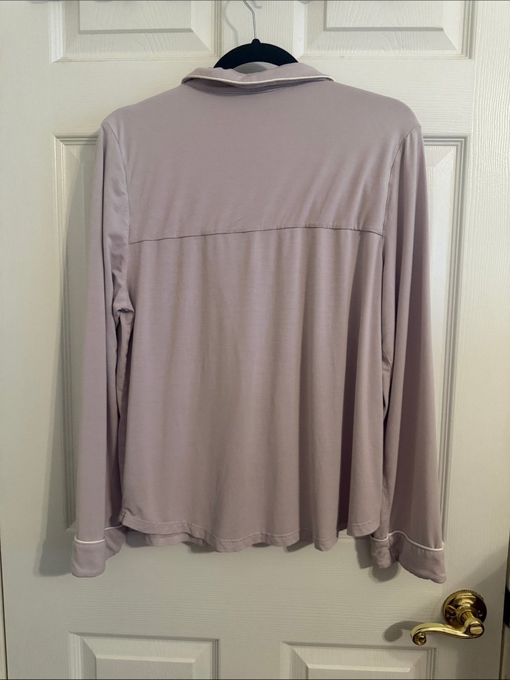 COZY EARTH MEDIUM Stretch-Knit Classic Long Sleeve Pajamas SET Lilac Bamboo - Picture 8 of 15